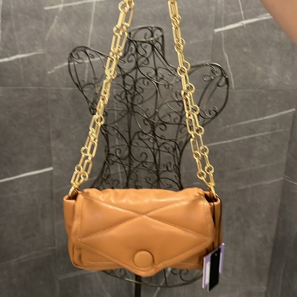 H.O.W. House Of Want - NWT Spendid Shoulder Crossbody, Toffee. - Picture 14 of 14